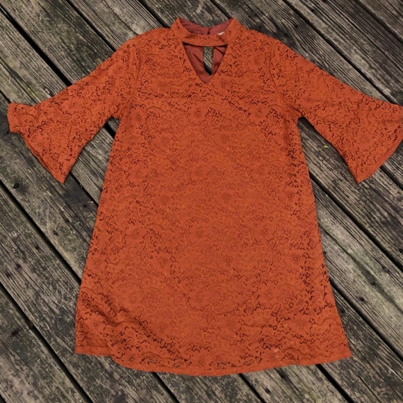 Altar'd State Dresses & Skirts - Altar’d Stare orange gogo dress